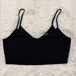 Victoria's Secret Black Crop Top